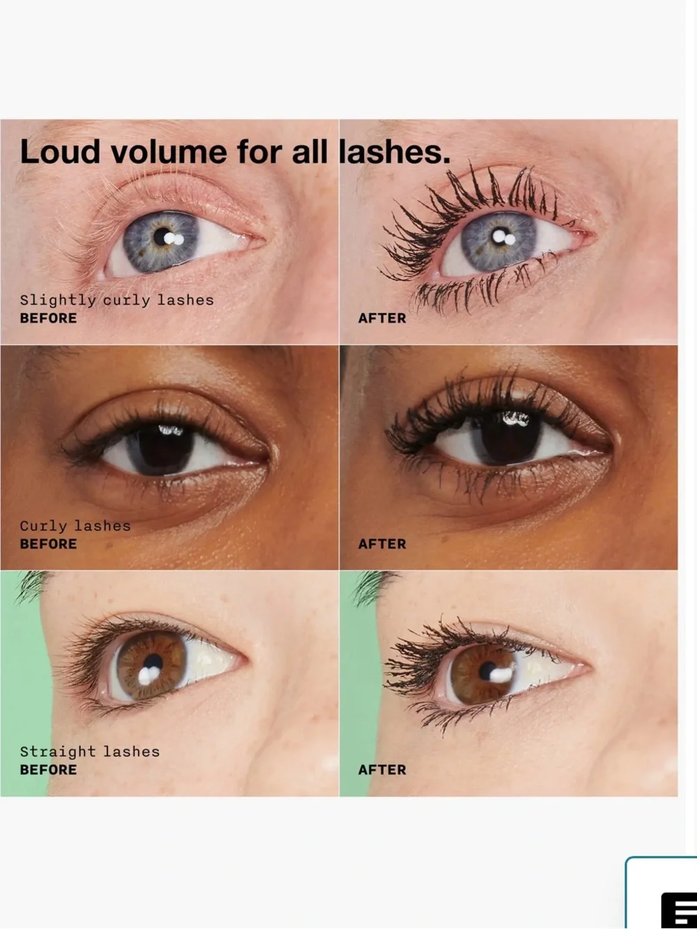 Clinique Mascara Trio with Metallic Green Tubes